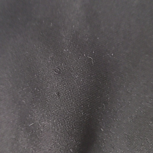 Marciano pleated chiffon tiered black top - Picture 5 of 5